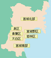 宮城県地図